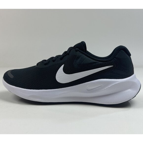 Nike Revolution 7 Mens Black White Shoes Sneakers Running Athletic FB2207-001 - Picture 5 of 14